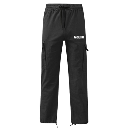 BLACK CARGO PANTS