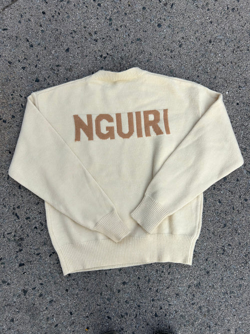 BACK LOGO SWEATER