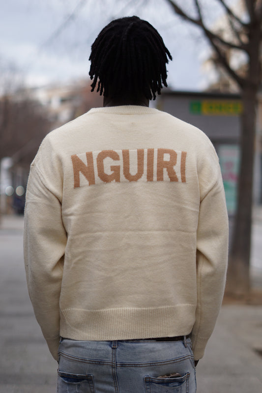 BACK LOGO SWEATER