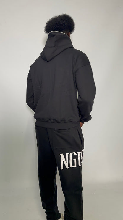 BLACK TRACKSUIT PANTS