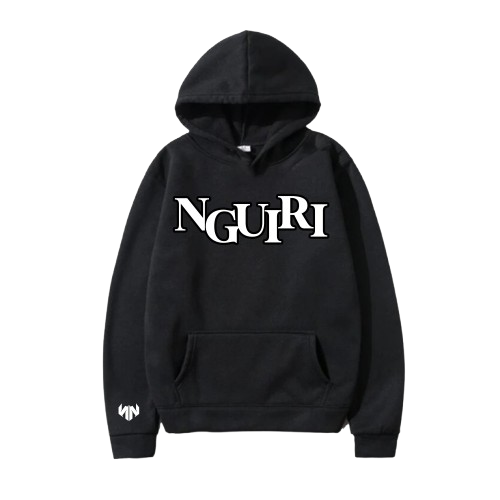 NGUIRI STAGGERED LOGO HODDIE