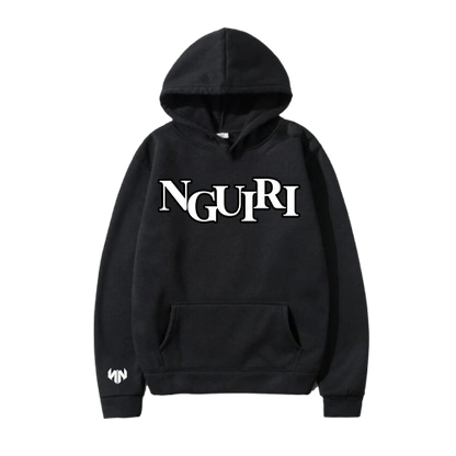 NGUIRI STAGGERED LOGO HODDIE