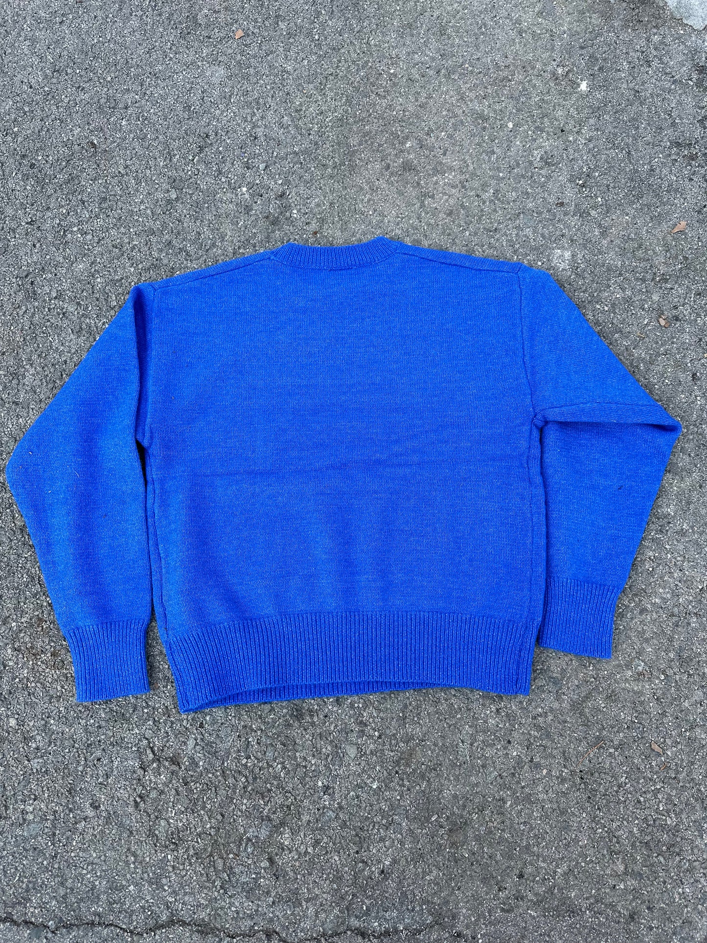 BLUE LOGO SWEATER