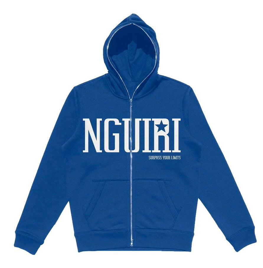 BLUE HOODIE FULL ZIP